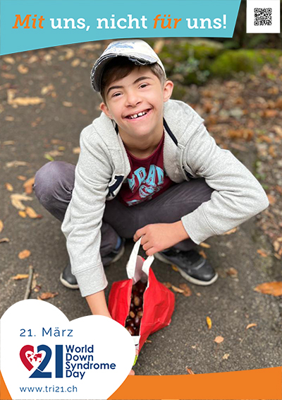 Plakataktion 2023 'Mit uns, nicht für uns!'