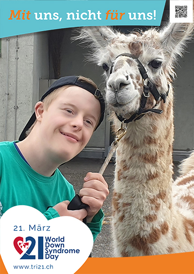 Plakataktion 2023 'Mit uns, nicht für uns!'