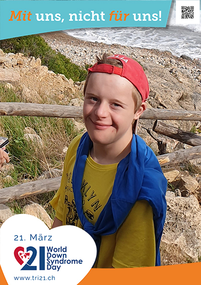 Plakataktion 2023 'Mit uns, nicht für uns!'