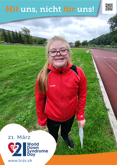 Plakataktion 2023 'Mit uns, nicht für uns!'