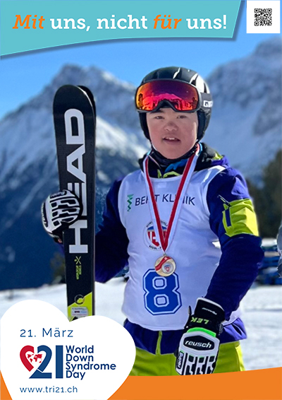 Plakataktion 2023 'Mit uns, nicht für uns!'