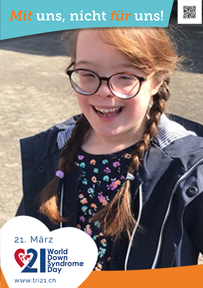 Plakataktion 2023 'Mit uns, nicht für uns!'