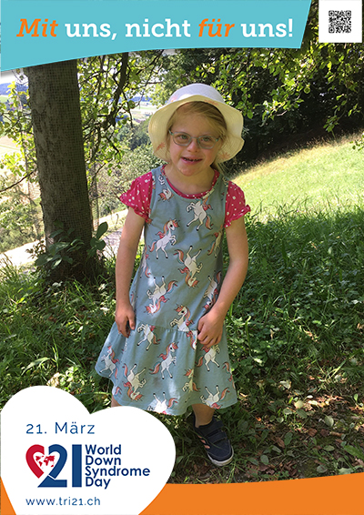 Plakataktion 2023 'Mit uns, nicht für uns!'