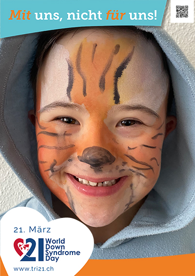 Plakataktion 2023 'Mit uns, nicht für uns!'