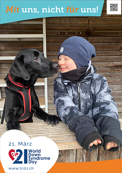 Plakataktion 2023 'Mit uns, nicht für uns!'