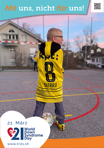 Plakataktion 2023 'Mit uns, nicht für uns!'