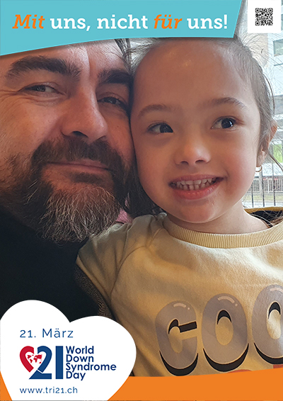 Plakataktion 2023 'Mit uns, nicht für uns!'