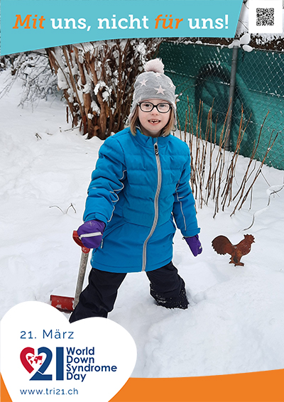 Plakataktion 2023 'Mit uns, nicht für uns!'