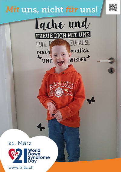 Plakataktion 2023 'Mit uns, nicht für uns!'