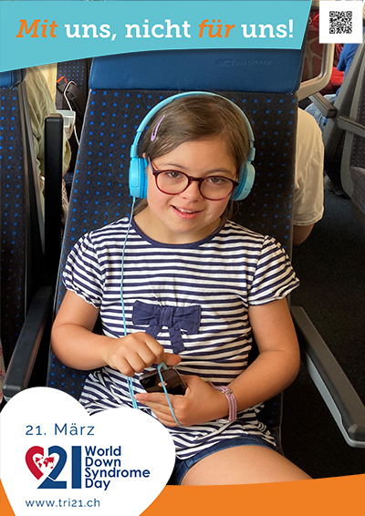 Plakataktion 2023 'Mit uns, nicht für uns!'