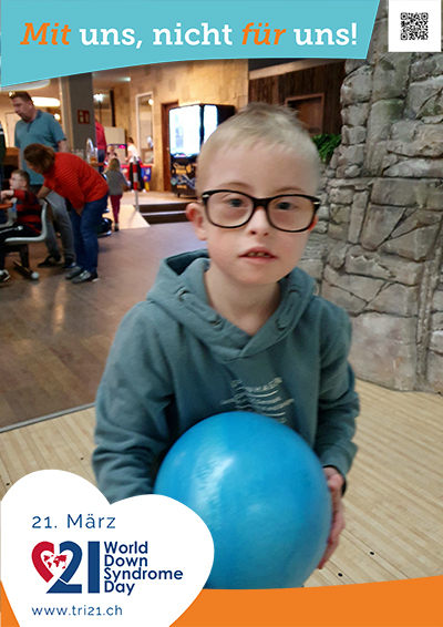 Plakataktion 2023 'Mit uns, nicht für uns!'