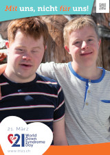 Poster zum Welt Down-Syndrom Tag 2023