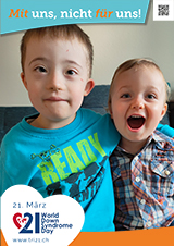 Poster zum Welt Down-Syndrom Tag 2023