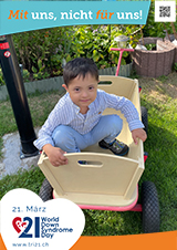 Poster zum Welt Down-Syndrom Tag 2023