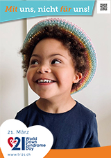 Poster zum Welt Down-Syndrom Tag 2023