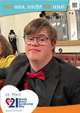 Poster zum Welt Down-Syndrom Tag 2023