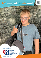 Poster zum Welt Down-Syndrom Tag 2023