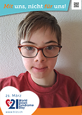 Poster zum Welt Down-Syndrom Tag 2023