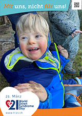 Poster zum Welt Down-Syndrom Tag 2023