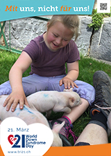 Poster zum Welt Down-Syndrom Tag 2023