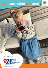 Poster zum Welt Down-Syndrom Tag 2023