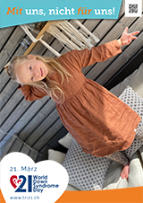 Poster zum Welt Down-Syndrom Tag 2023
