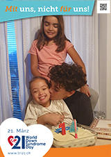 Poster zum Welt Down-Syndrom Tag 2023