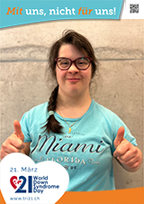 Poster zum Welt Down-Syndrom Tag 2023