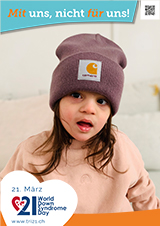 Poster zum Welt Down-Syndrom Tag 2023