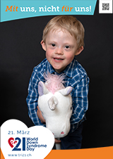 Poster zum Welt Down-Syndrom Tag 2023