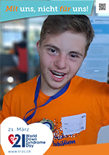 Poster zum Welt Down-Syndrom Tag 2023