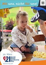 Poster zum Welt Down-Syndrom Tag 2023