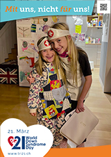 Poster zum Welt Down-Syndrom Tag 2023