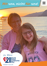 Poster zum Welt Down-Syndrom Tag 2023