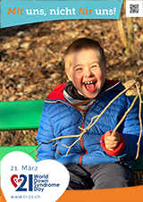 Poster zum Welt Down-Syndrom Tag 2023