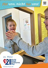 Poster zum Welt Down-Syndrom Tag 2023