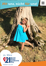 Poster zum Welt Down-Syndrom Tag 2023