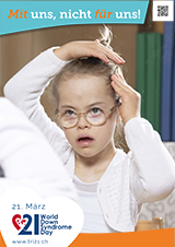 Poster zum Welt Down-Syndrom Tag 2023