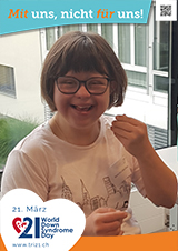 Poster zum Welt Down-Syndrom Tag 2023