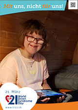 Poster zum Welt Down-Syndrom Tag 2023