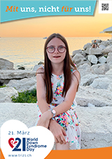 Poster zum Welt Down-Syndrom Tag 2023