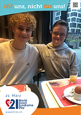 Poster zum Welt Down-Syndrom Tag 2023