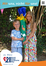 Poster zum Welt Down-Syndrom Tag 2023