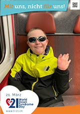 Poster zum Welt Down-Syndrom Tag 2023