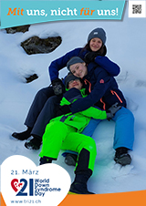 Poster zum Welt Down-Syndrom Tag 2023