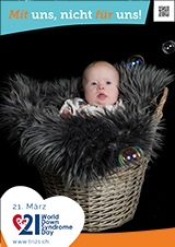 Poster zum Welt Down-Syndrom Tag 2023
