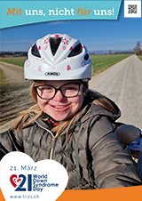 Poster zum Welt Down-Syndrom Tag 2023