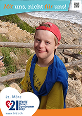 Poster zum Welt Down-Syndrom Tag 2023