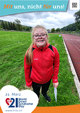 Poster zum Welt Down-Syndrom Tag 2023