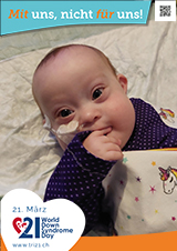 Poster zum Welt Down-Syndrom Tag 2023